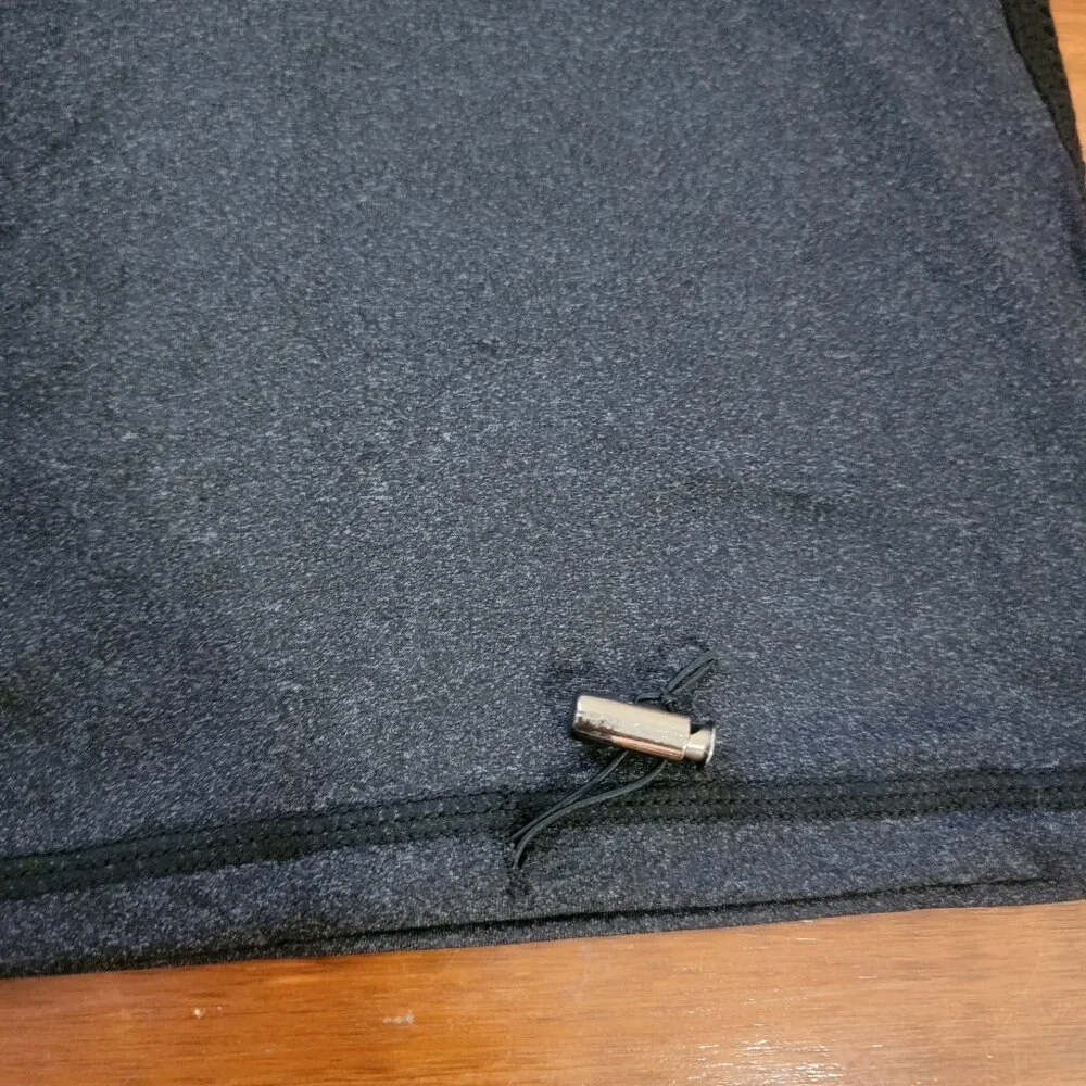 Black Gray Cinchable Gaiter